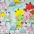 Детский комплект постельного белья Squishmallows 150x210+50x60 см Детский комплект постельного белья Squishmallows 150x210+50x60 см