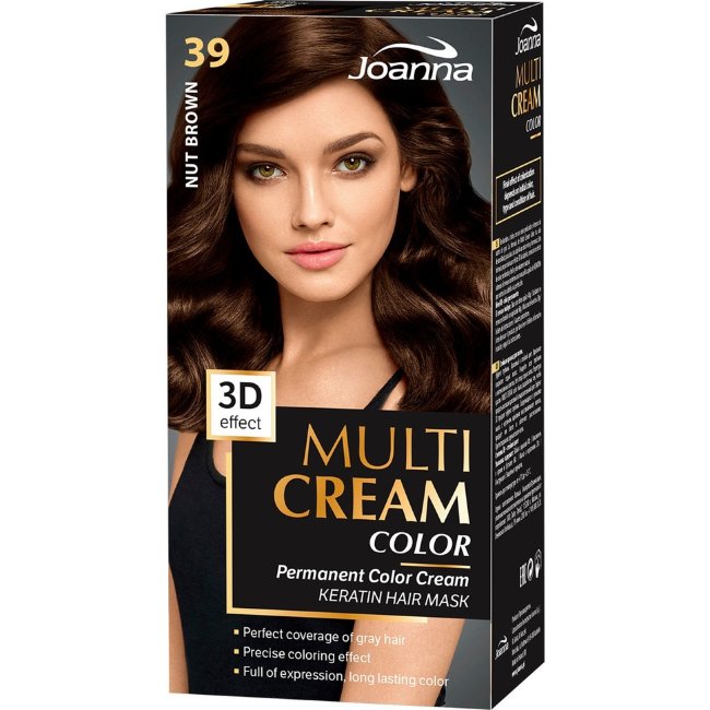 Постоянная краска для волос Joanna Multi Cream 39 Nut brown Постоянная краска для волос Joanna Multi Cream 39 Nut brown