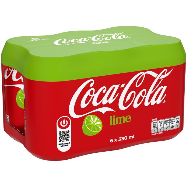 Газированный напиток Coca-Cola Original Taste Lime (уп 6 шт) 0,33 л Газированный напиток Coca-Cola Original Taste Lime (уп 6 шт) 0,33 л