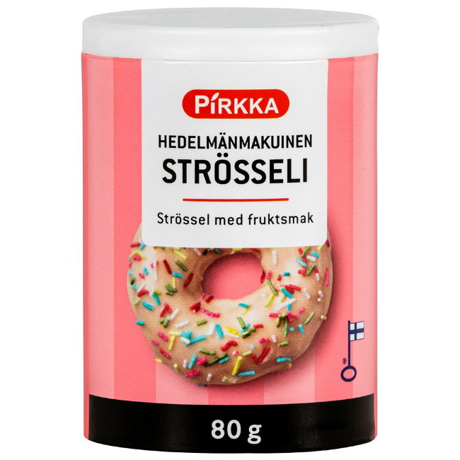 Кондитерская посыпка Pirkka (цветные палочки) 80 гр