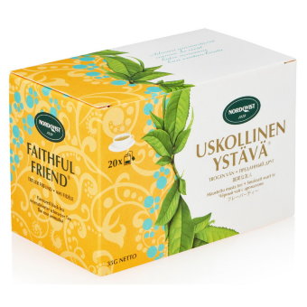 Чай Nordqvist черный Uskollinen Ystava 20 шт