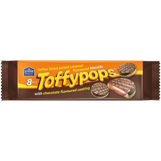 Львиные ириски с соленой карамелью Lyons Toffy Pops 120 гр