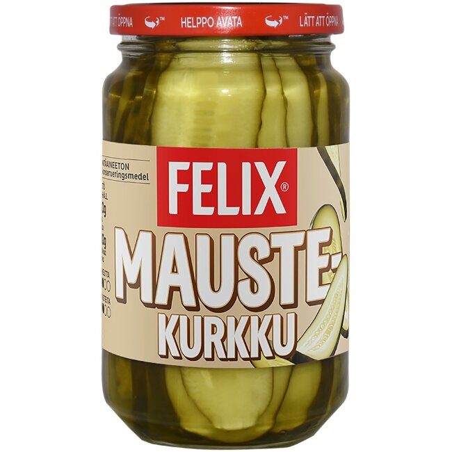 Маринованные длинные ломтики огурца Felix 460/230 гр