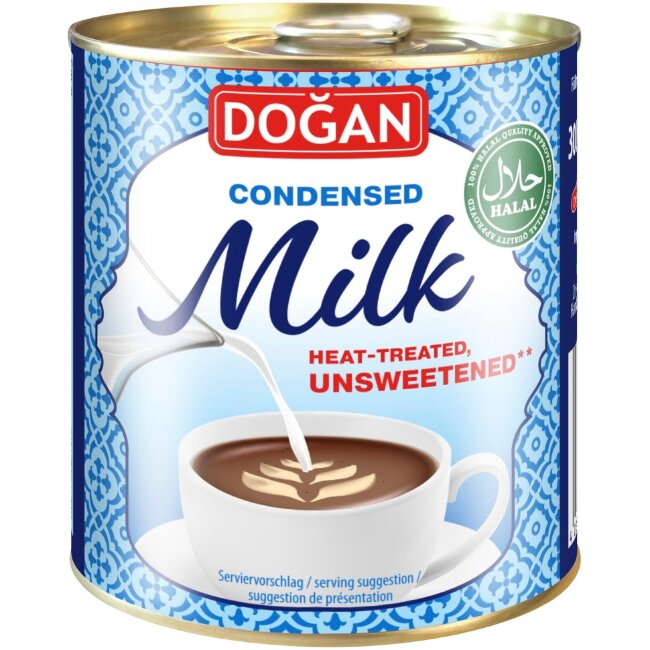 Сгущенное молоко Dogan 300 гр, несладкое HALAL Сгущенное молоко Dogan 300 гр, несладкое HALAL