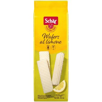 Безглютеновые вафли с лимоном Schar 125 гр Безглютеновые вафли с лимоном Schar 125 гр