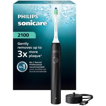 Электрическая зубная щетка Philips Sonicare 2100 HX4021/02 черная