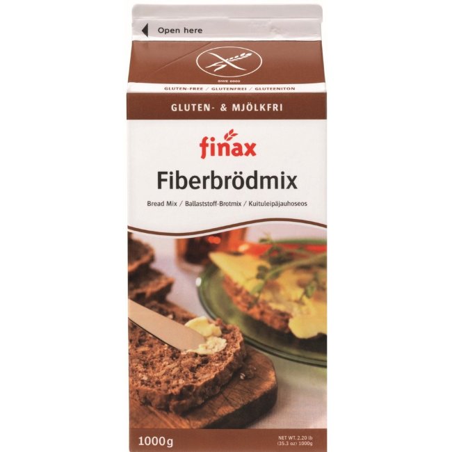 Безглютеновая смесь для волокнистого хлеба Finax 1000 гр