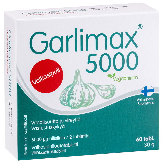 Чеснок Garlimax 5000 мкг пищевая добавка 60 табл