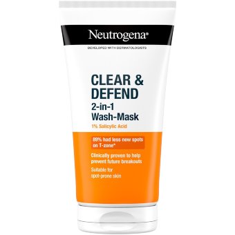 Очищающая маска Neutrogena Clear&Defend 150 мл Очищающая маска Neutrogena Clear&Defend 150 мл