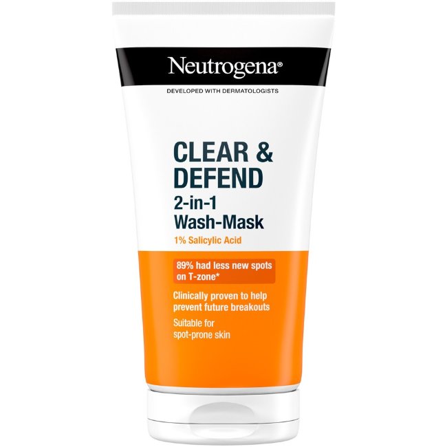 Очищающая маска Neutrogena Clear&Defend 150 мл Очищающая маска Neutrogena Clear&Defend 150 мл