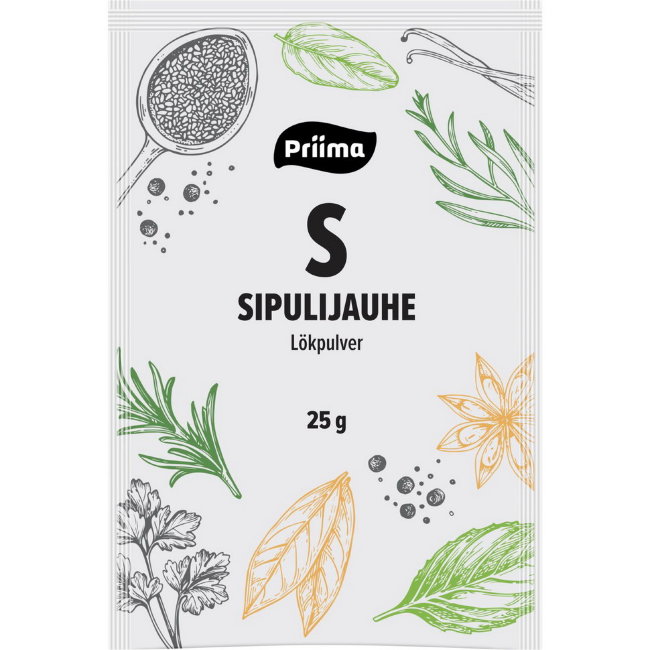 Луковый порошок Priima Sipulijauhe 25 гр