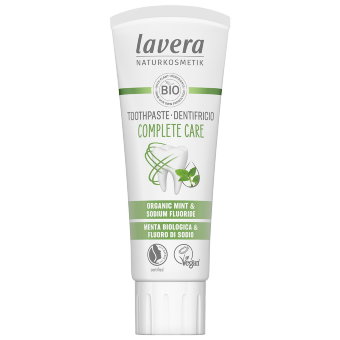 Органическая зубная паста Lavera Complete Care с мятой 75 мл Органическая зубная паста Lavera Complete Care с мятой 75 мл
