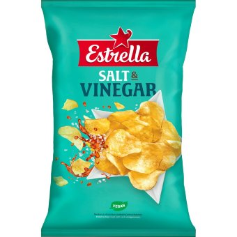 Чипсы Estrella (соль и уксус) 275 гр