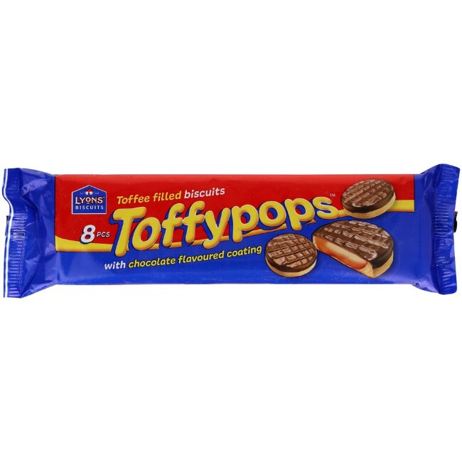 Ирисные леденцы Lyons Toffy Pops 120 гр