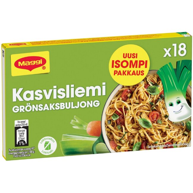 Кубики овощного бульона Maggi 180 гр (уп 18 шт)