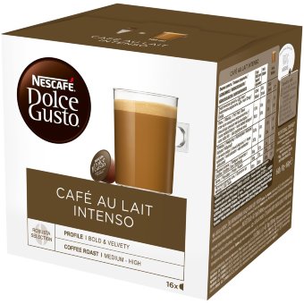 Капсулы для кофемашины Nescafé Dolce Gusto 16 шт/160 гр Café au Lait Intenso молочный кофе