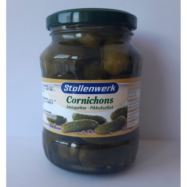Маленькие огурцы Stollenwerk в пряном рассоле 340 гр