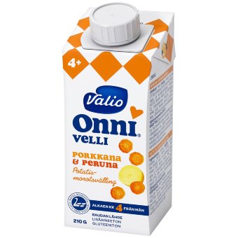 Веллинг Valio onni 4 (морковь, картофель) 210 гр Веллинг Valio onni 4 (морковь, картофель) 210 гр
