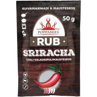Приправа-руб Poppamies Sriracha 50 гр Приправа-руб Poppamies Sriracha 50 гр