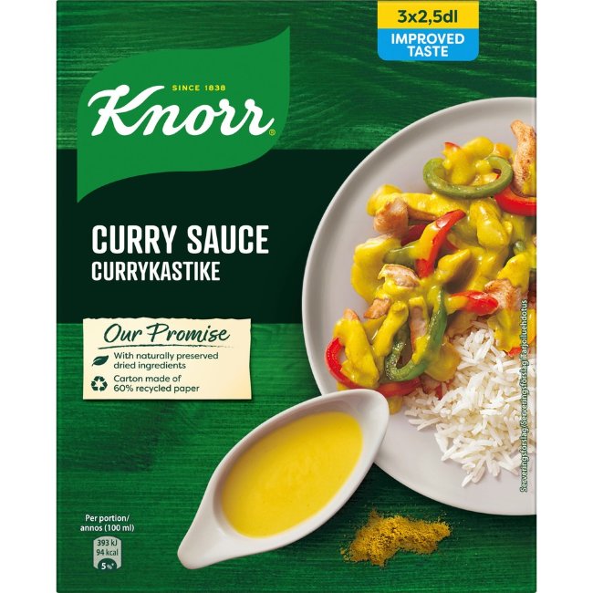 Соус Knorr Currykastike (уп 3 шт) 72 гр Соус Knorr Currykastike (уп 3 шт) 72 гр