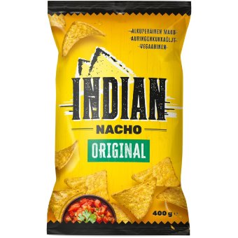 Кукурузные начос Indian Original 400 гр Кукурузные начос Indian Original 400 гр