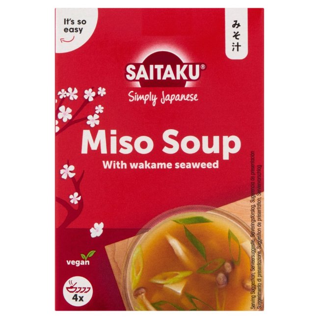 Мисо-суп Saitaku с вакаме 4 порции 88 гр