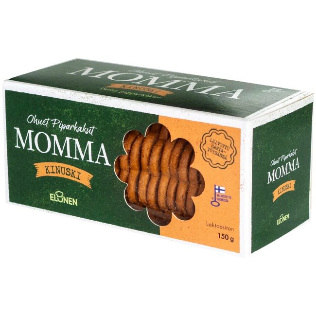 Тонкое печенье с имбирем и карамелью Momma 150 гр Тонкое печенье с имбирем и карамелью Momma 150 гр