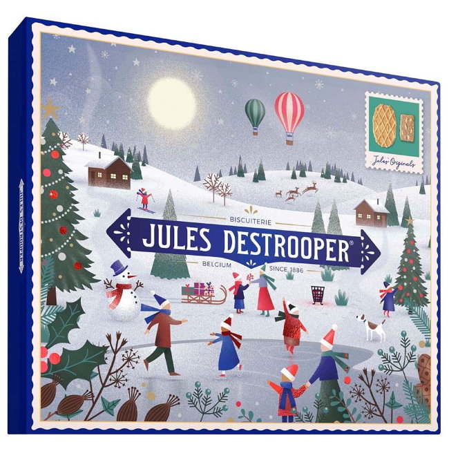 Ассорти рождественского печенья Jules Destrooper Jules' Original 200 гр Ассорти рождественского печенья Jules Destrooper Jules' Original 200 гр