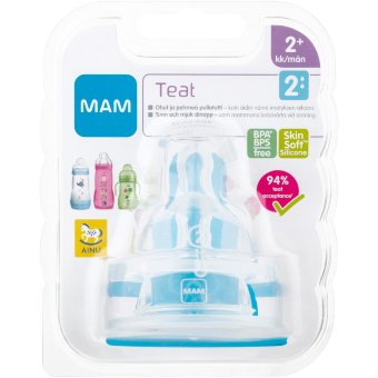 Соска для бутылочек Ainu 2 Taet Mam 2 шт