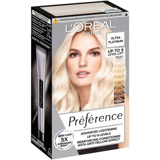 Ультрамощное осветление L'Oréal Paris Préférence Le Blonding Ultra Platinum на 9 тонов 1 шт