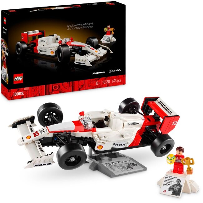 Конструктор LEGO® Icons McLaren MP4/4 и Ayrton Senna 10330