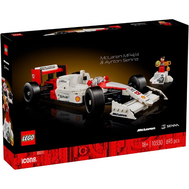 Конструктор LEGO® Icons McLaren MP4/4 и Ayrton Senna 10330