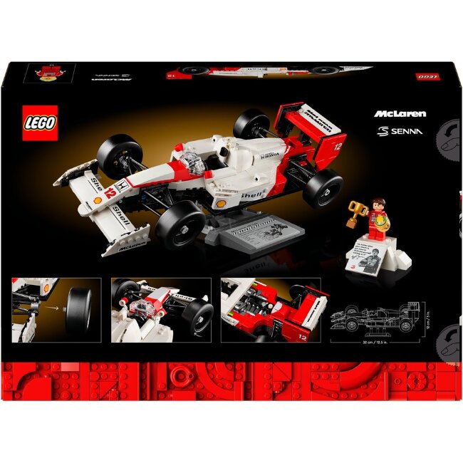 Конструктор LEGO® Icons McLaren MP4/4 и Ayrton Senna 10330