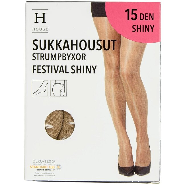 Женские блестящие колготки House Festival Shiny 15 ден, размер 40-44