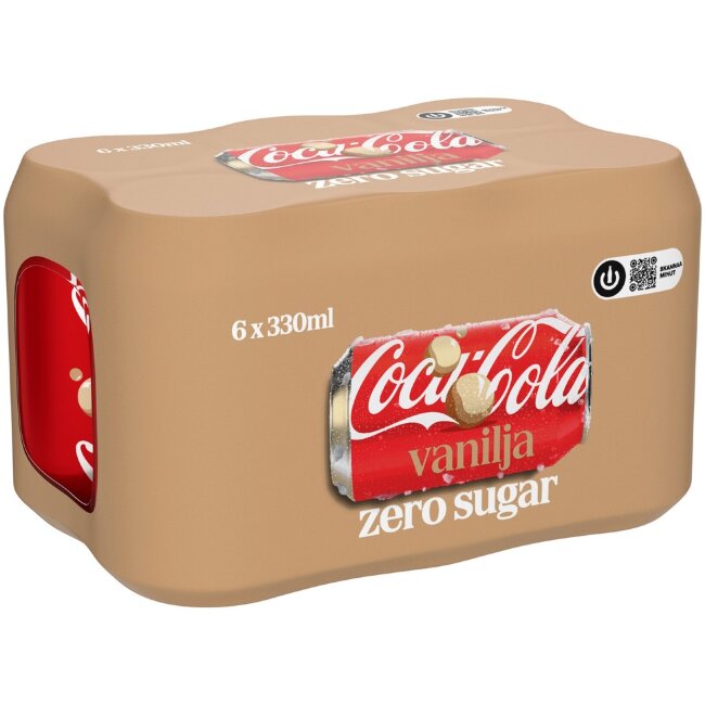 Напиток Coca-Cola Zero Sugar Vanilja без сахара ваниль 6-pack, банка 0,33 л Напиток Coca-Cola Zero Sugar Vanilja без сахара ваниль 6-pack, банка 0,33 л