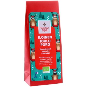 Чай чёрный листовой Forsman (апельсин, имбирь) 60 гр Iloinen jouluporo