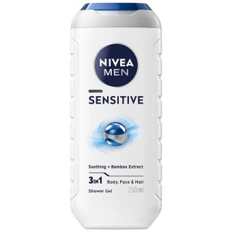 Гель для душа для чувствительной кожи (для мужчин) NIVEA MEN Sensitive 250 мл Гель для душа для чувствительной кожи (для мужчин) NIVEA MEN Sensitive 250 мл