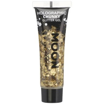 Глиттер-гель Moon голографический золотой большой 12 мл Глиттер-гель Moon голографический золотой большой 12 мл