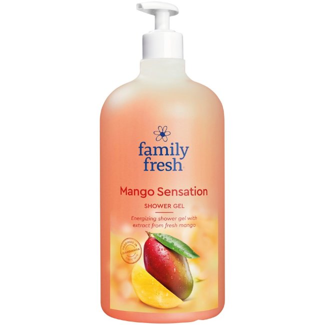 Гель для душа Family Fresh Mango Sensation 1000 мл Гель для душа Family Fresh Mango Sensation 1000 мл