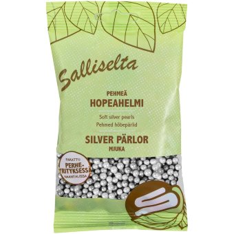 Кондитерская посыпка Salliselta (серебряные жемчужины) 80 гр Кондитерская посыпка Salliselta (серебряные жемчужины) 80 гр