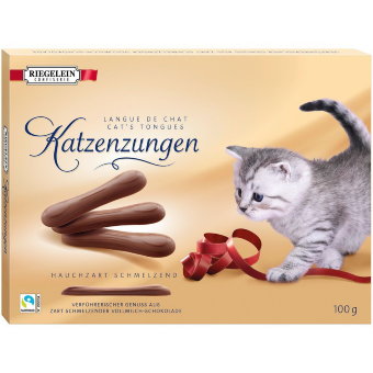 Набор конфет Riegelein "Кошачьи язычки" 100 гр