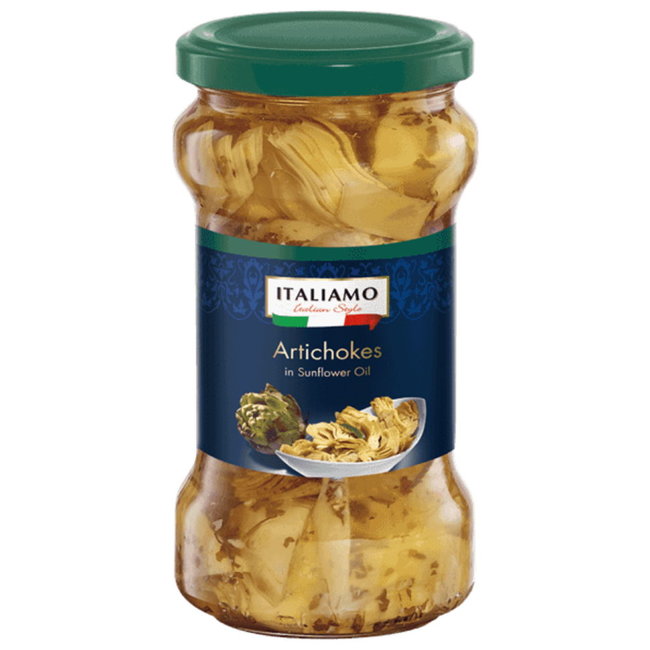 Артишоки в подсолнечном масле ITALIAMO 285/590 гр