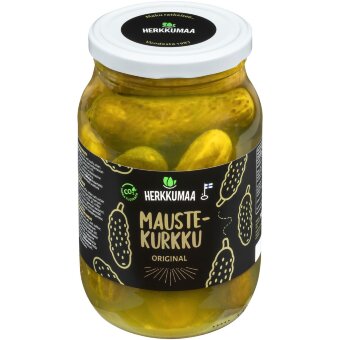Маринованные огурцы Herkkumaa 1600/850 гр