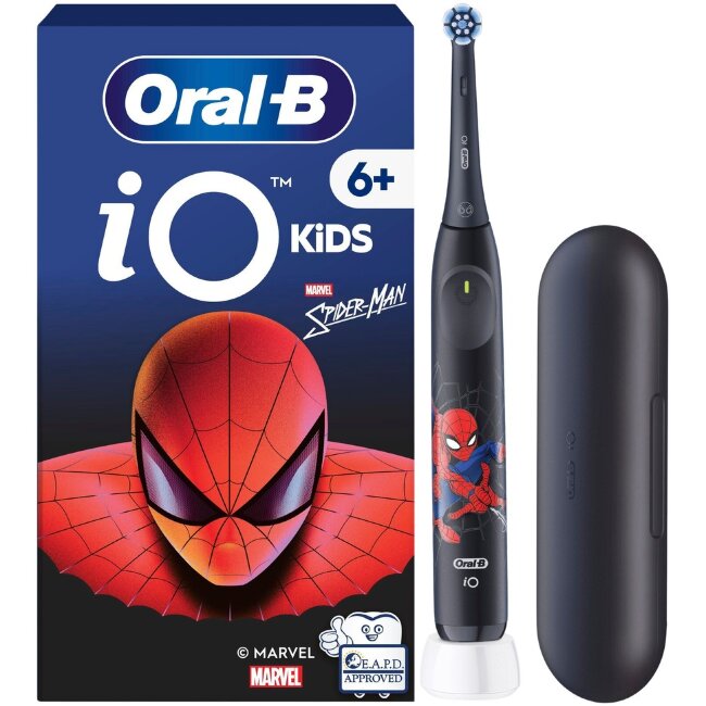 Электрическая зубная щетка Oral-B iO2 Kids 6+ Spiderman с дорожным футляром Электрическая зубная щетка Oral-B iO2 Kids 6+ Spiderman с дорожным футляром
