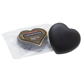 Лакричные конфеты Kouvolan Lakritsi с лакричным сердечком 80 гр