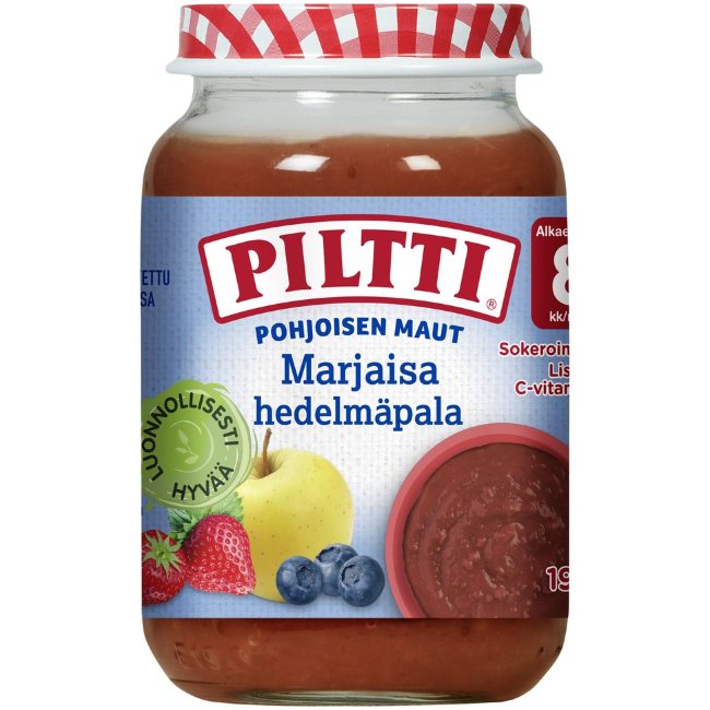 Фруктовое пюре Piltti Pohjoisen maut 190 гр
