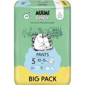 Подгузники-штаны Muumi Baby Pants 5 - 54 шт 10-15 кг Подгузники-штаны Muumi Baby Pants 5 - 54 шт 10-15 кг