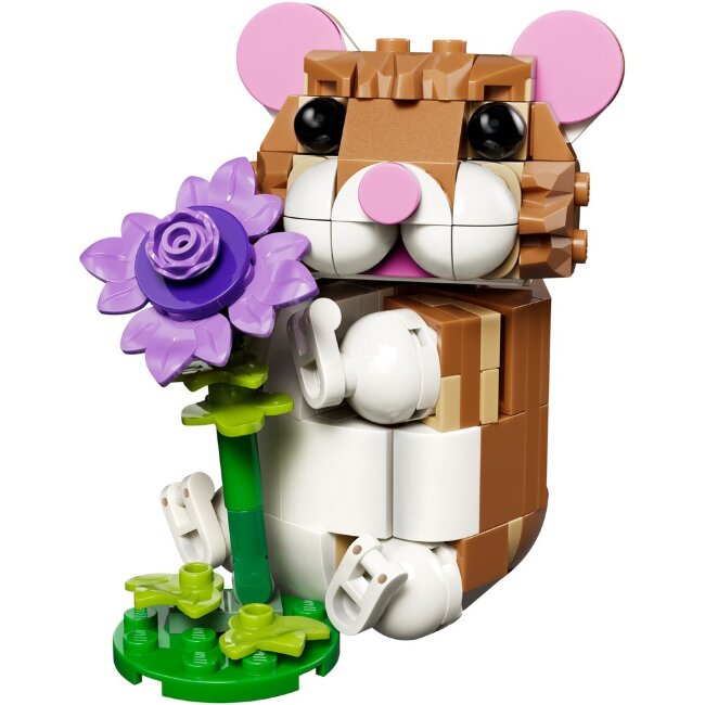 Конструктор LEGO Creator 31376 Очаровательный хомяк и цветок Конструктор LEGO Creator 31376 Очаровательный хомяк и цветок