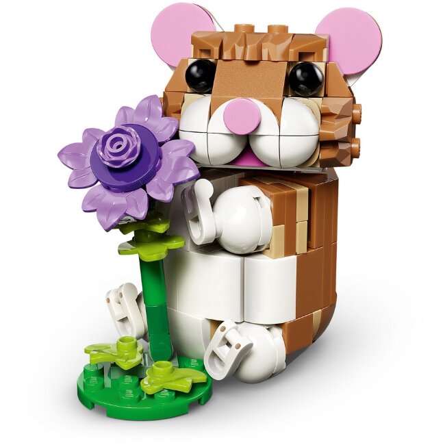 Конструктор LEGO Creator 31376 Очаровательный хомяк и цветок Конструктор LEGO Creator 31376 Очаровательный хомяк и цветок