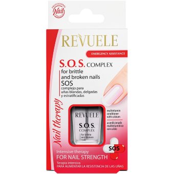 Терапия для ногтей Revuele S.O.S. для ломких и расслаивающихся ногтей 10 мл Терапия для ногтей Revuele S.O.S. для ломких и расслаивающихся ногтей 10 мл